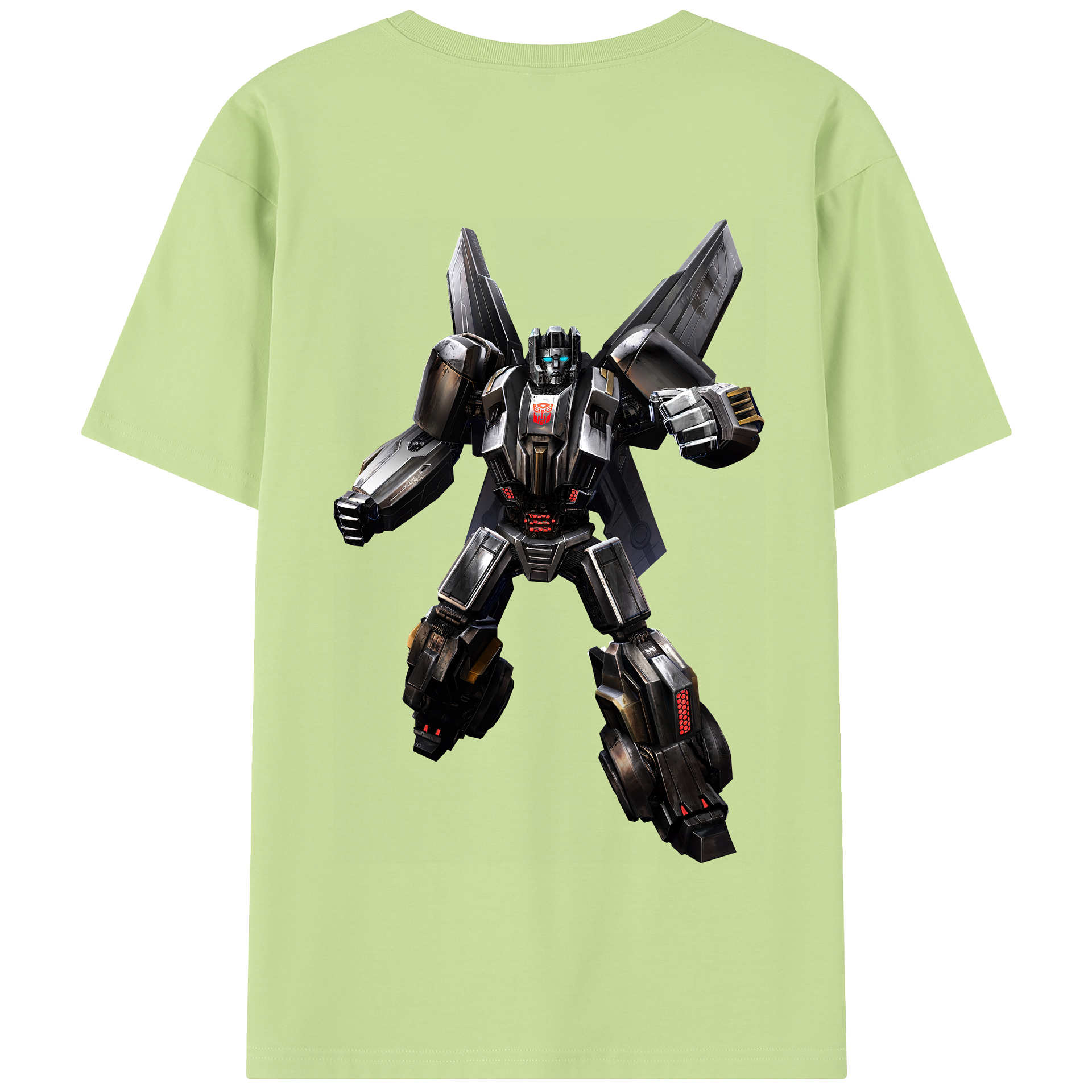 （画像用） Transformers トランスフォーマー 綿100％半袖Tシャツ（背面プリント）